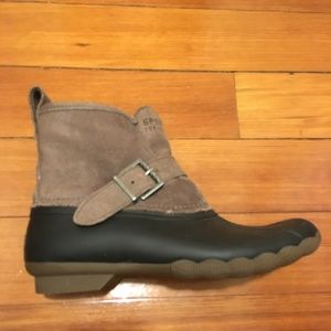 Sperry Saltwater Boots - Grey/Black